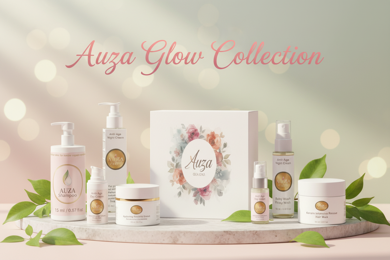 Auza Glow Collection Hero Banner - Large Trio Box